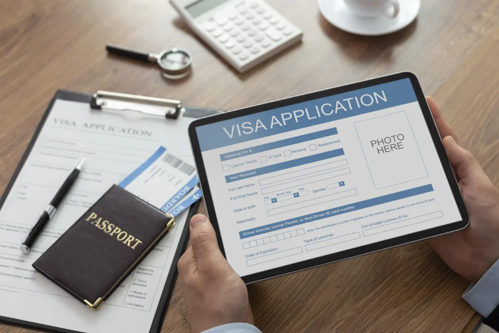 Visa Application Form Tablet